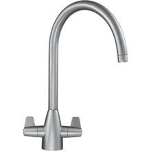 Franke 115.0049.940 Davos J Spout Swivel Kitchen Tap - Decor Steel