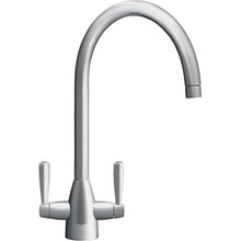Franke 115.0049.990 Eiger Twin Lever Kitchen Mixer Tap - Decor Steel