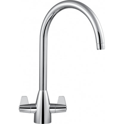 Franke 115.0050.044 Davos J Spout Swivel Kitchen Tap - Chrome