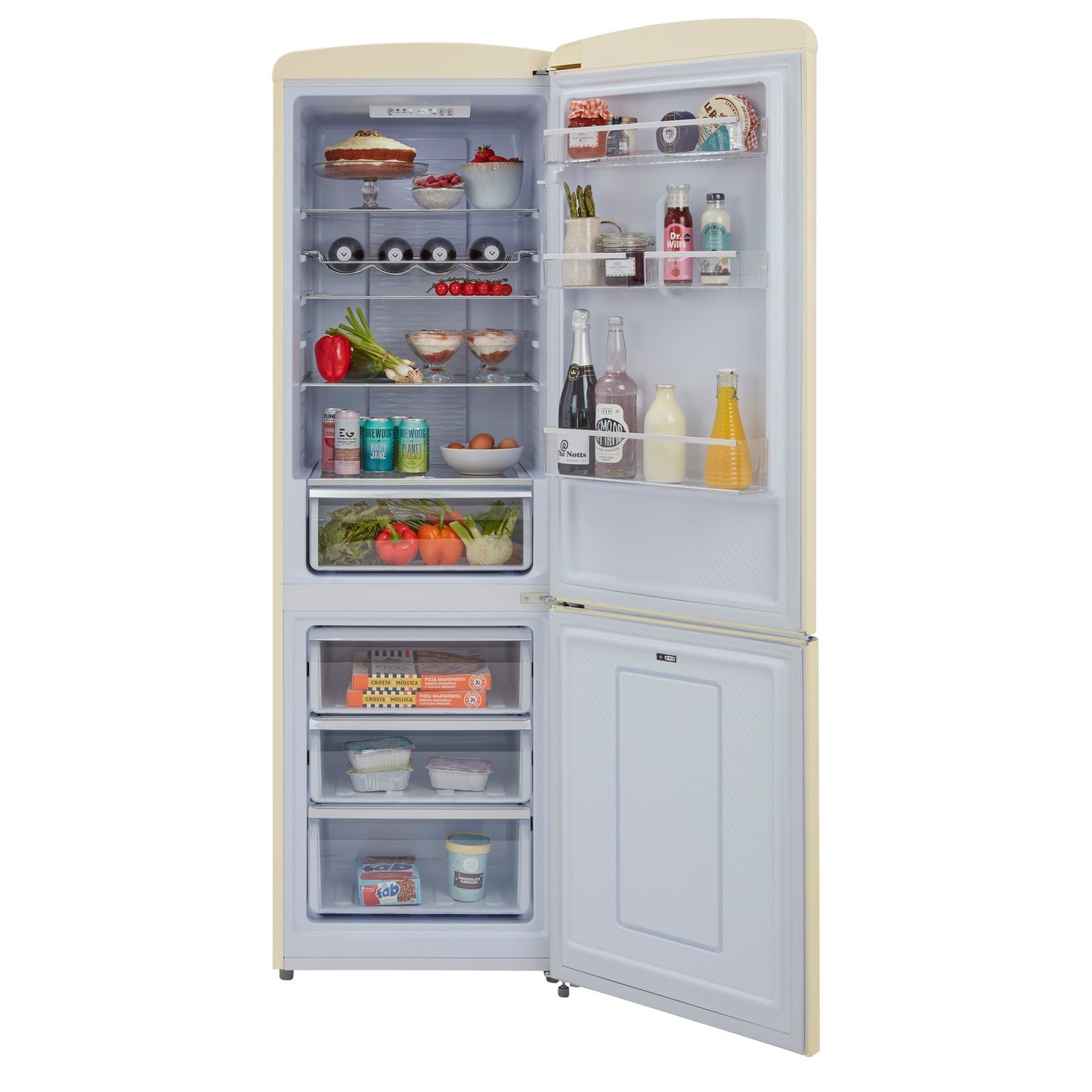 CDA 60/40 Retro Freestanding Fridge Freezer - Florence Barley