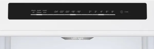 Bosch KGN392LDFG, Free-standing fridge-freezer with freezer at bottom