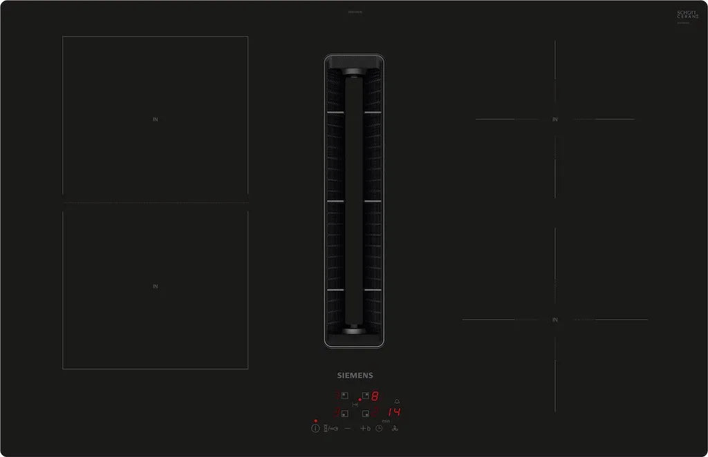 Siemens ED811BS16E, Induction hob with integrated ventilation system