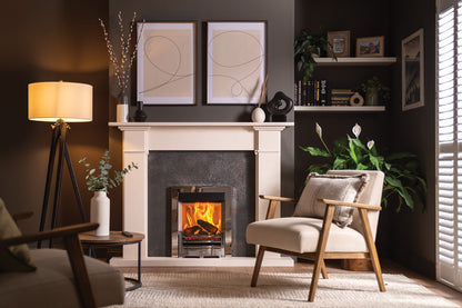 Onyx Mirage 40i Electric Fire - Arts Style in Polished Chrome