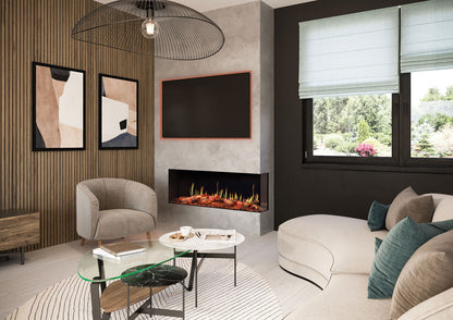 Onyx Fusion 150RW Electric Fire with Real Wood Logscape