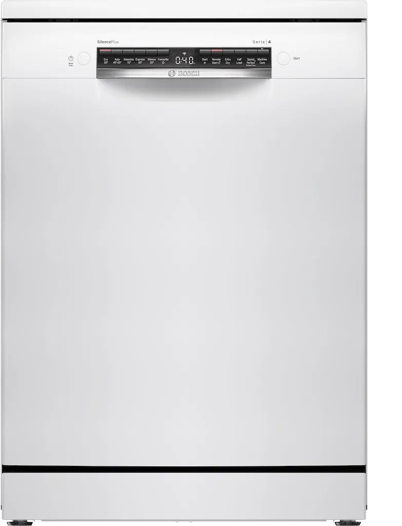 Bosch SMS4EMW06G 60cm Series 4 Freestanding Dishwasher - White