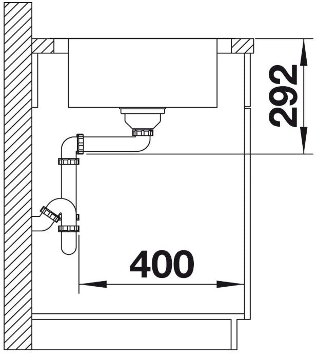 Blanco 236784 Dinas XL 6 S Inset Sink - Stainless Steel