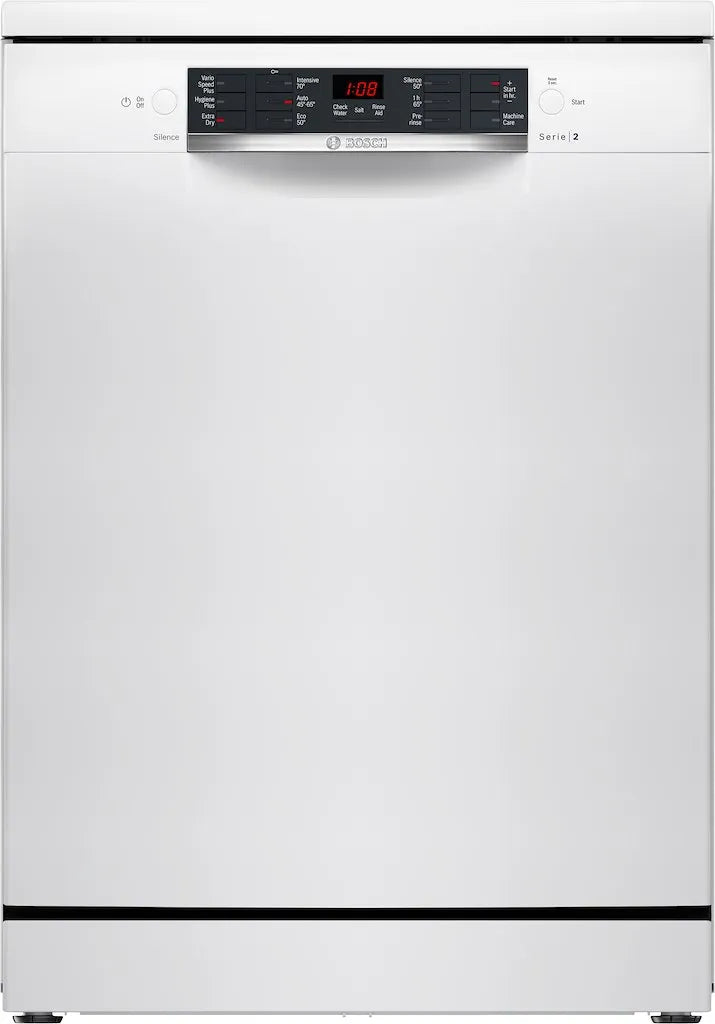 Bosch SMS26AW08G 60cm Series 2 Freestanding Dishwasher - White