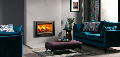 Stovax Vogue 700 Inset Wood Burning Stove - Matt Black