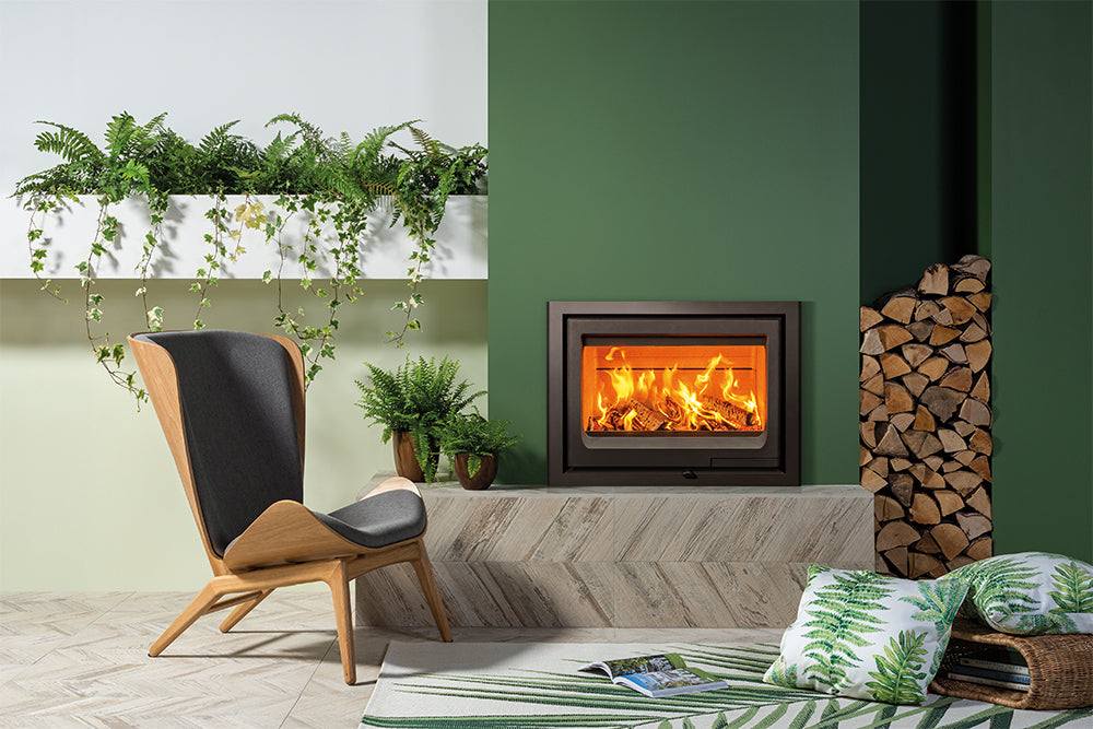 Stovax Vogue 700 Inset Wood Burning Stove - Matt Black