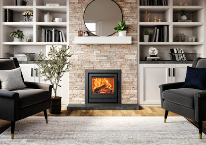 Stovax Riva2 50 Woodburning Cassette with XS Frame - Matt Black