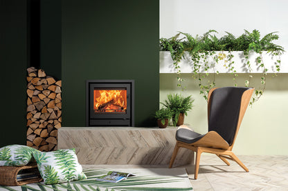 Stovax Riva2 50 Woodburning Cassette with XS Frame - Matt Black