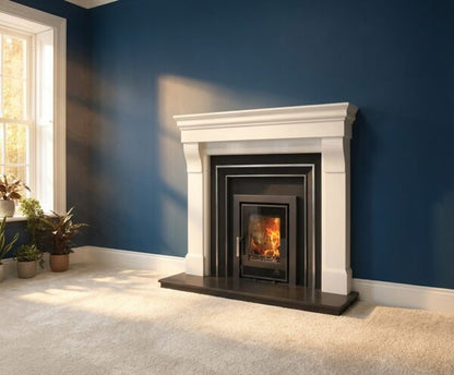 Mourne Eco Inset 400 Multi-fuel Stove - Matt Black
