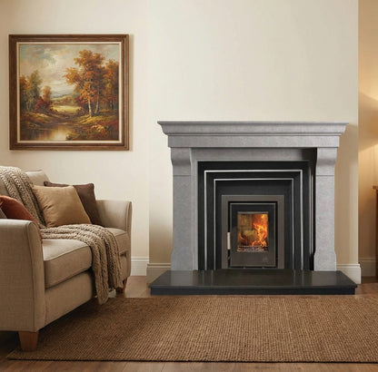 Mourne Eco Inset 400 Multi-fuel Stove - Matt Black