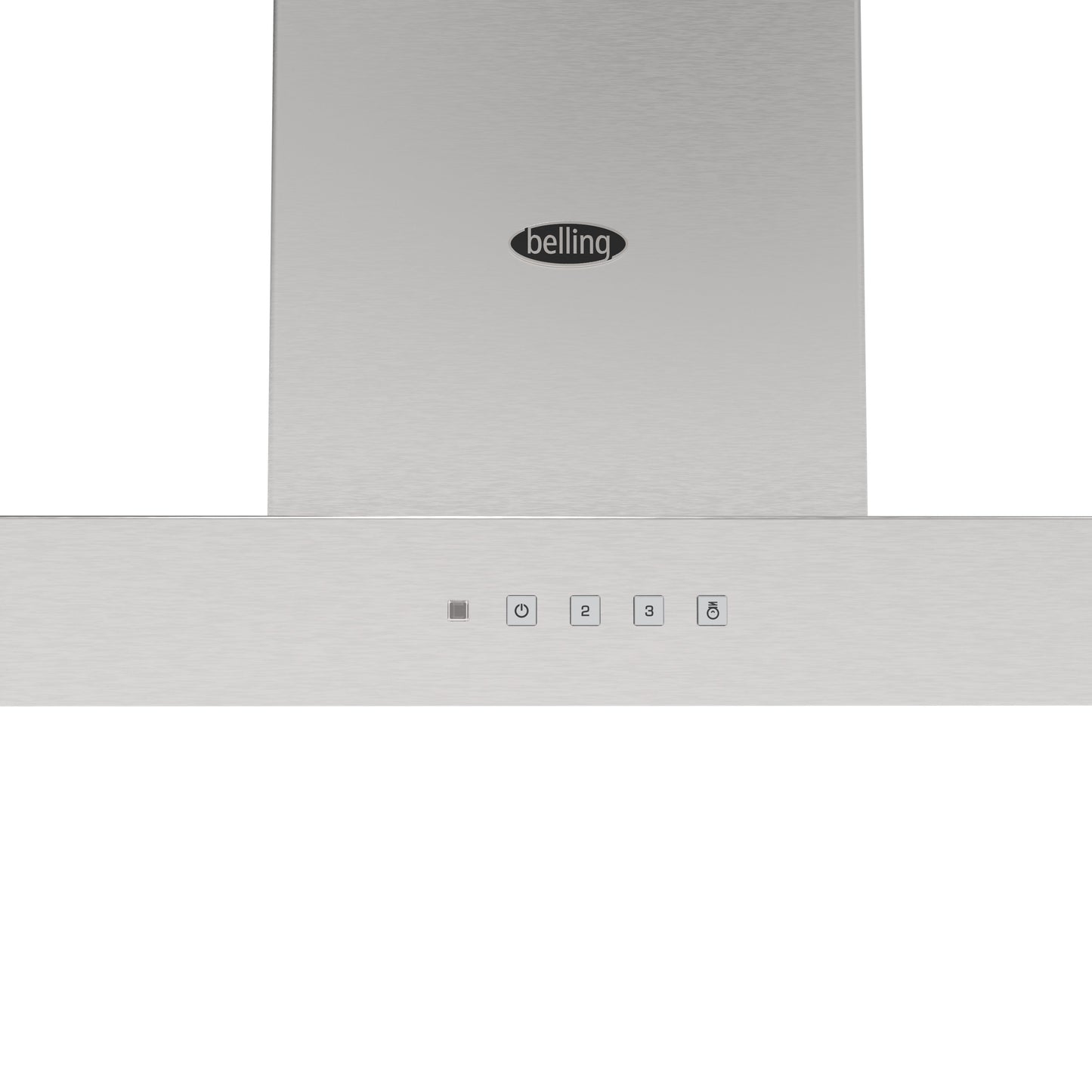 Belling 444411663 Cookcentre 90cm T-Shape Chimney Hood - Stainless Steel