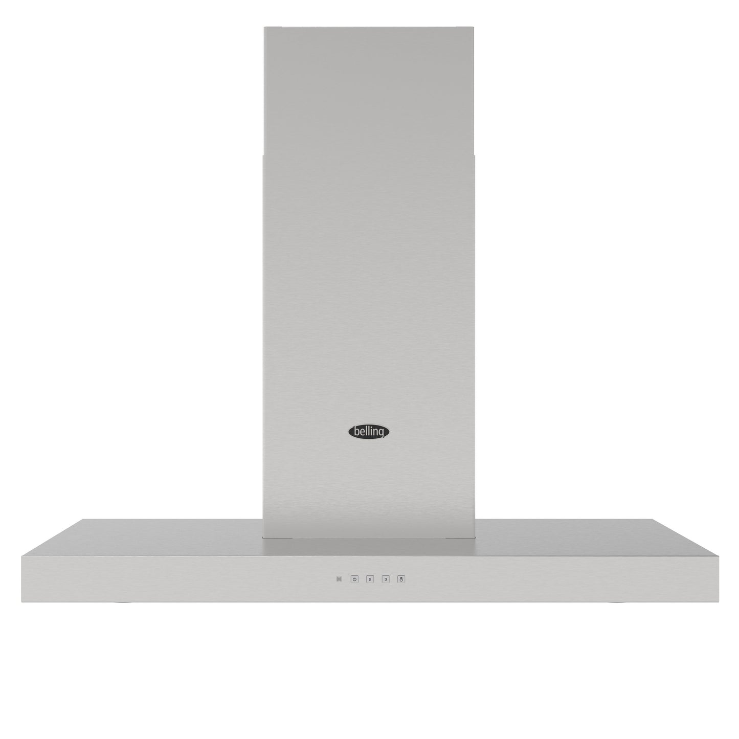 Belling 444411663 Cookcentre 90cm T-Shape Chimney Hood - Stainless Steel