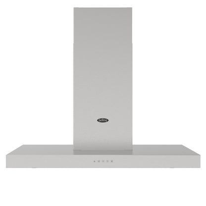 Belling 444411663 Cookcentre 90cm T-Shape Chimney Hood - Stainless Steel