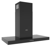 Belling 444411662 Cookcentre 90cm T-Shape Chimney Hood - Black