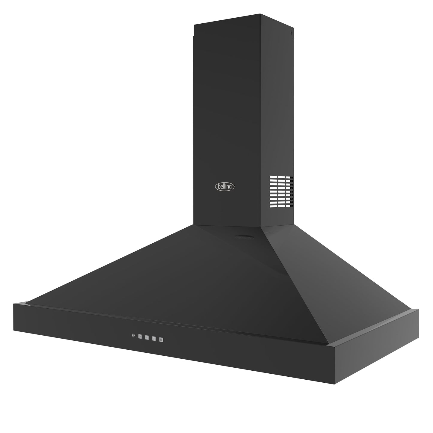 Belling 444411673 100cm FarmHouse Pyramid Chimney Cooker Hood - Black