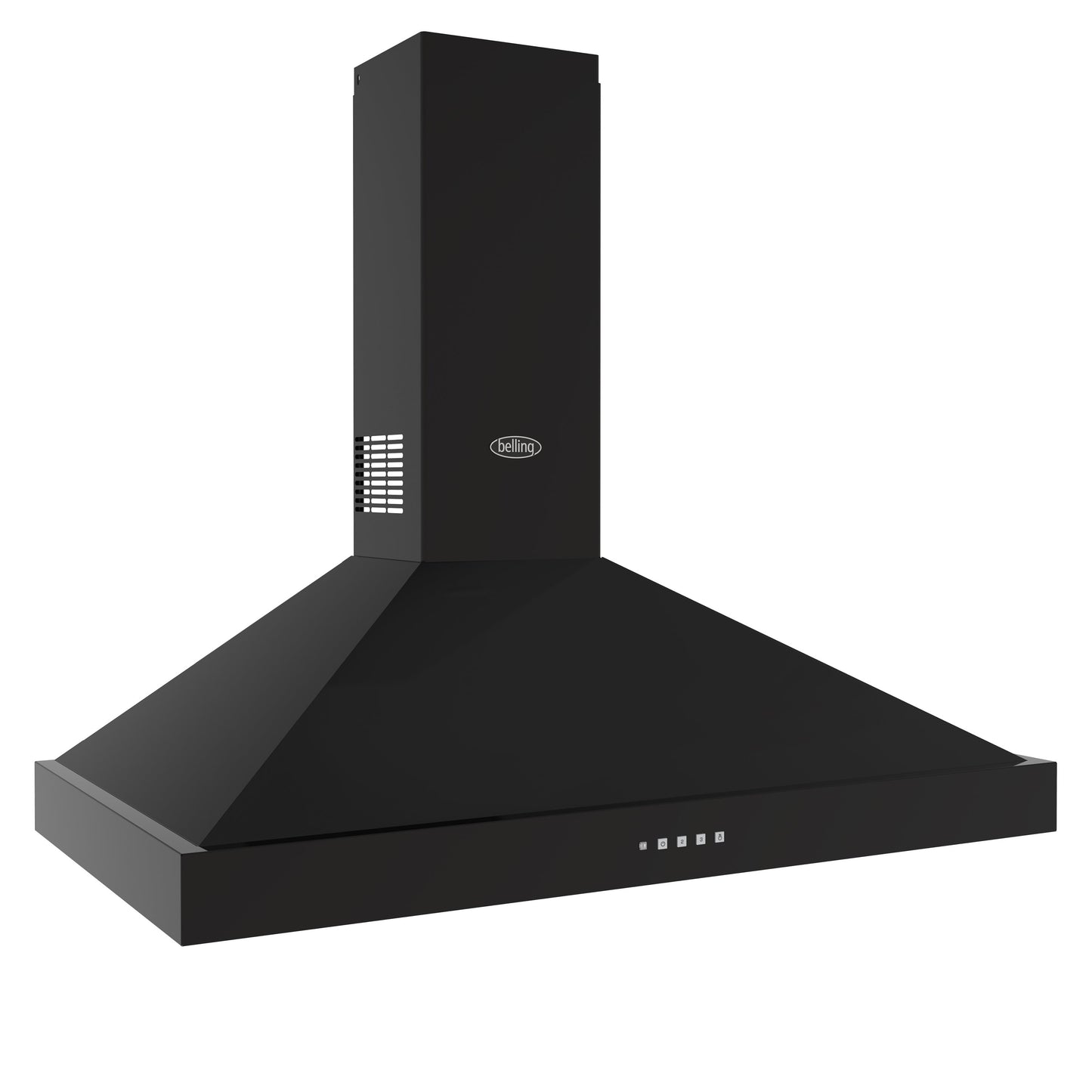 Belling 444411673 100cm FarmHouse Pyramid Chimney Cooker Hood - Black