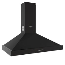 Belling 444411673 100cm FarmHouse Pyramid Chimney Cooker Hood - Black