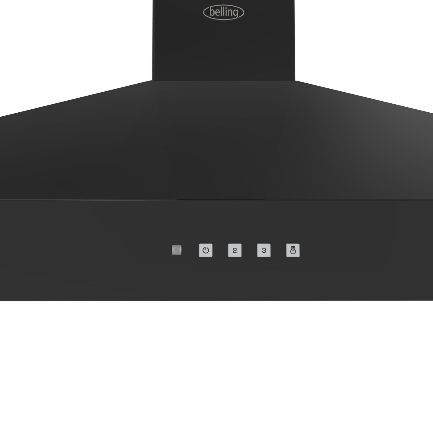 Belling 444411673 100cm FarmHouse Pyramid Chimney Cooker Hood - Black