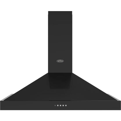 Belling 444411673 100cm FarmHouse Pyramid Chimney Cooker Hood - Black