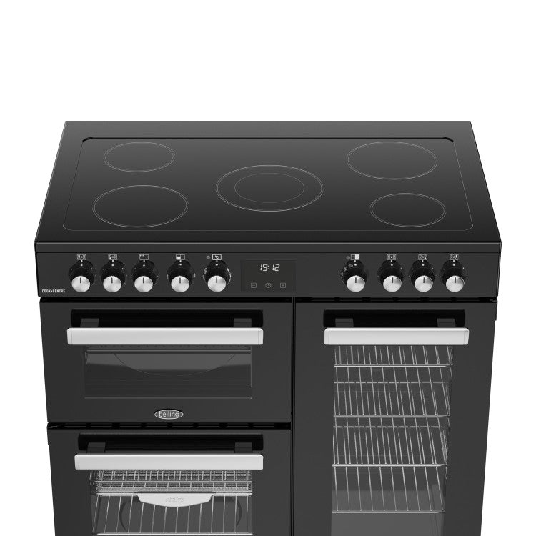 Belling 444411791 Cookcentre 90cm Electric Range Cooker - Black