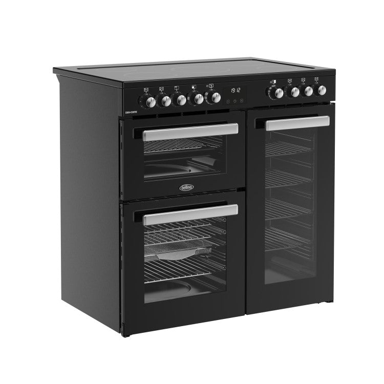 Belling 444411791 Cookcentre 90cm Electric Range Cooker - Black