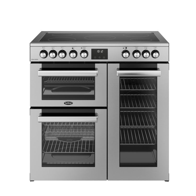 Belling 444411792 Cookcentre 90cm Electric Range Cooker - Stainless Steel