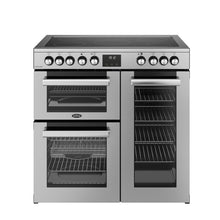 Belling 444411792 Cookcentre 90cm Electric Range Cooker - Stainless Steel