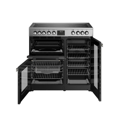 Belling 444411792 Cookcentre 90cm Electric Range Cooker - Stainless Steel