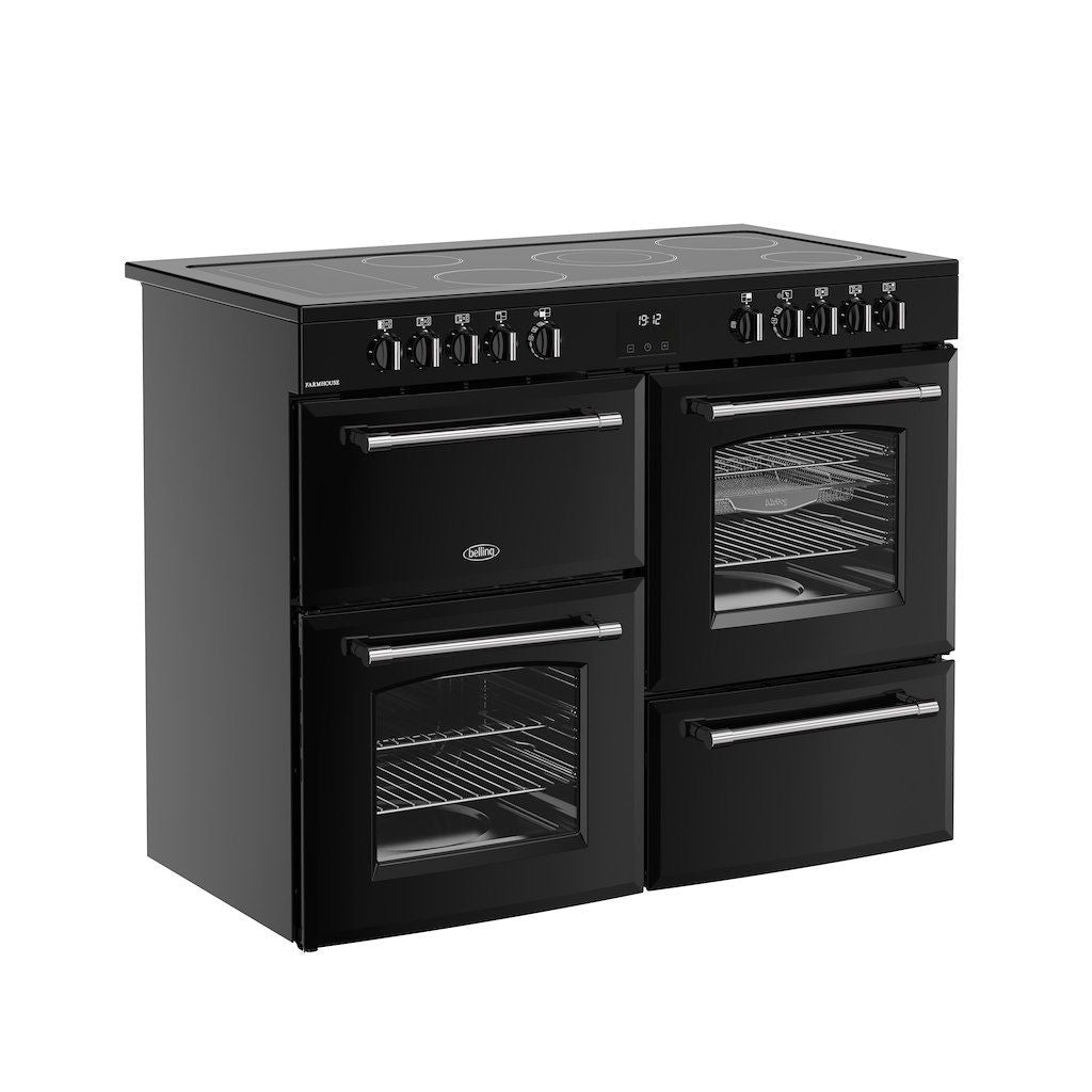 Belling 444411835 Farmhouse 110cm Range Cooker - Black