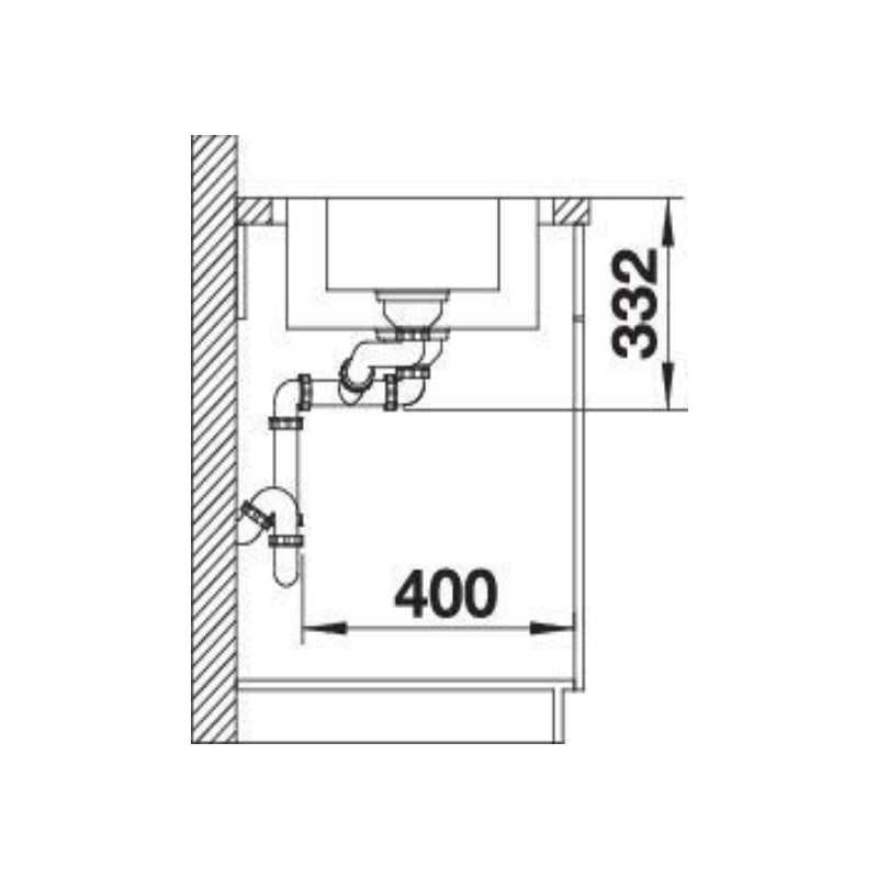 *DISPLAY MODEL* Blanco 454729 Lemis 6-S IF Inset 1.5 Bowl Kitchen Sink - Stainless Steel