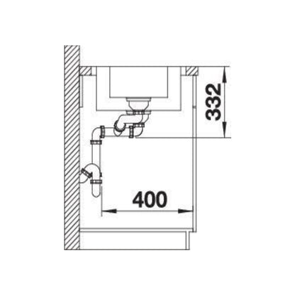 *DISPLAY MODEL* Blanco 454729 Lemis 6-S IF Inset 1.5 Bowl Kitchen Sink - Stainless Steel