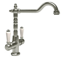St. James 5003BF Alma Twin Lever Kitchen Tap - Brushed Chrome