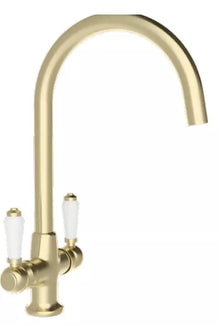 St. James 5004PB Eden Dual Lever Kitchen Tap - Polished Brass