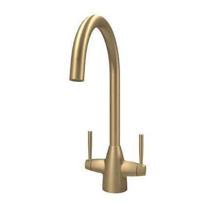 St. James 5005B Ivy Dual Lever Kitchen Tap - Brushed Brass