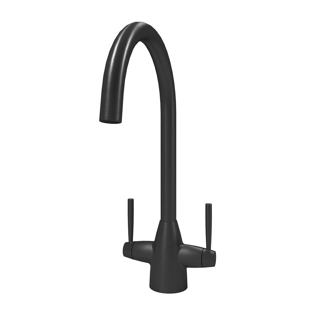 St. James 5005B Ivy Dual Lever Kitchen Tap - Black