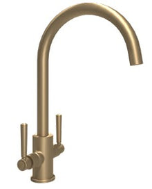 St. James 5006BB Noa Twin Lever Kitchen Tap - Brushed Brass