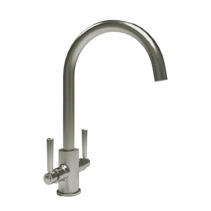 St. James 5006BF Noa Dual Lever Kitchen Tap - Brushed Chrome