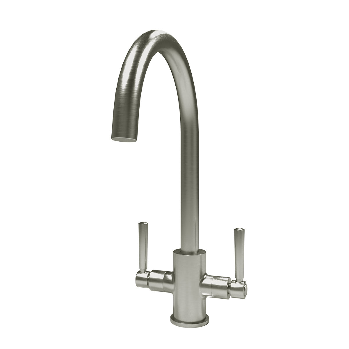 St. James 5006BF Noa Dual Lever Kitchen Tap - Brushed Chrome