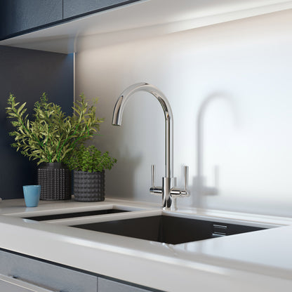 St. James 5006CM Noa Dual Lever Kitchen Tap - Chrome