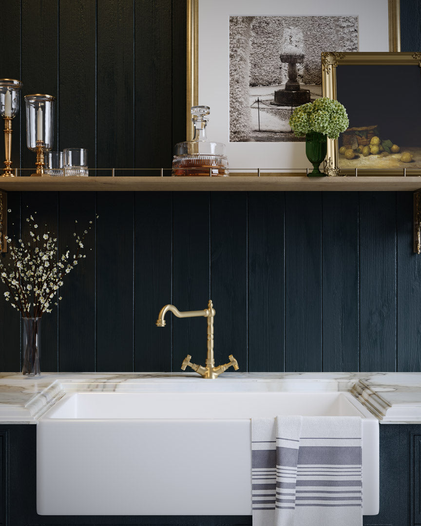 St. James 5009BB Elsa Single Lever Kitchen Tap - Brushed Bronze