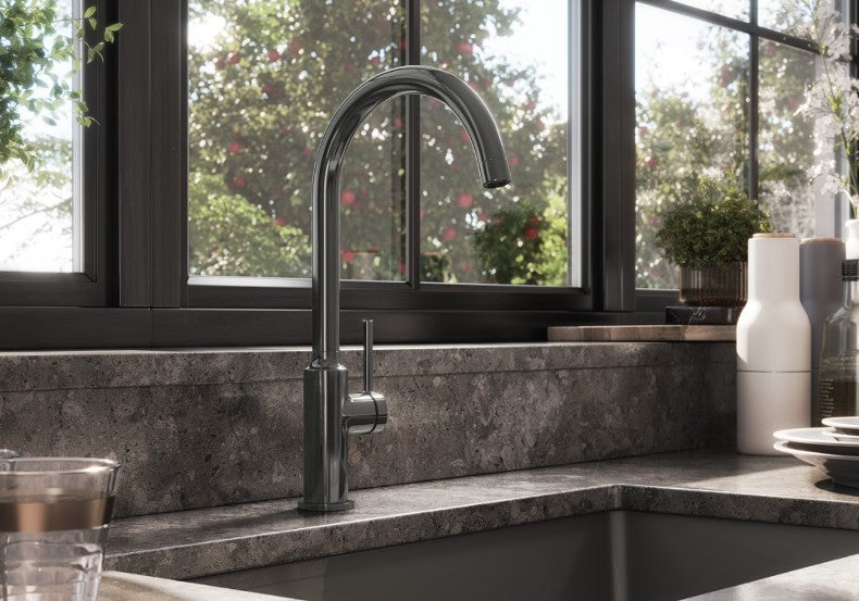 St. James 5014P Fika Single Lever Kitchen Tap - Pewter