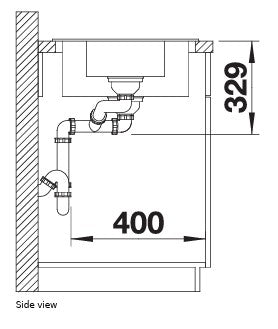Blanco 519855 Sona 6 S Silgranit White Inset Sink