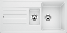 Blanco Legra 6 S 1.5 Bowl Inset Silgranit Kitchen Sink - White