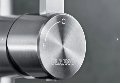 Blanco 523120 Candor Single Lever Kitchen Mixer Tap - Brushed Stainless Steel