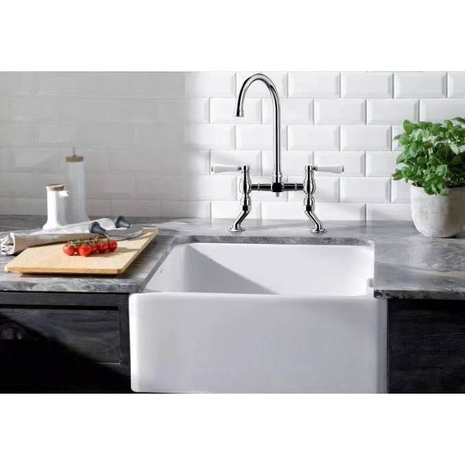 Blanco 525116 Vicus Twin Lever Brushed Copper Tap