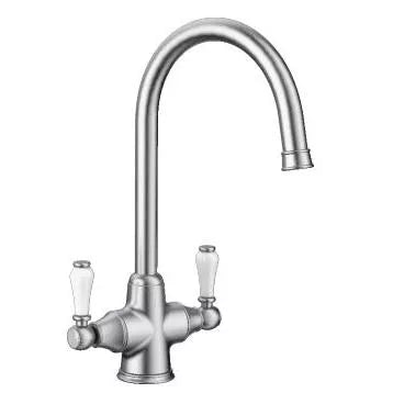 Blanco 524286 Vicus Twin Lever Mono Pewter