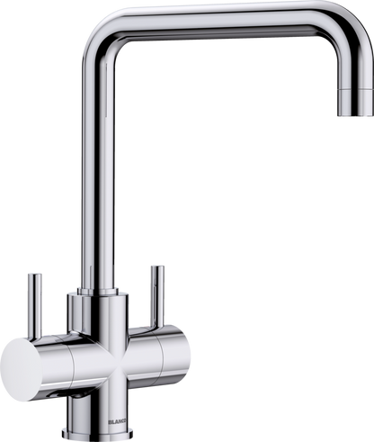 Blanco 525335 Jamia Twin Lever Monobloc Mixer Tap - Chrome